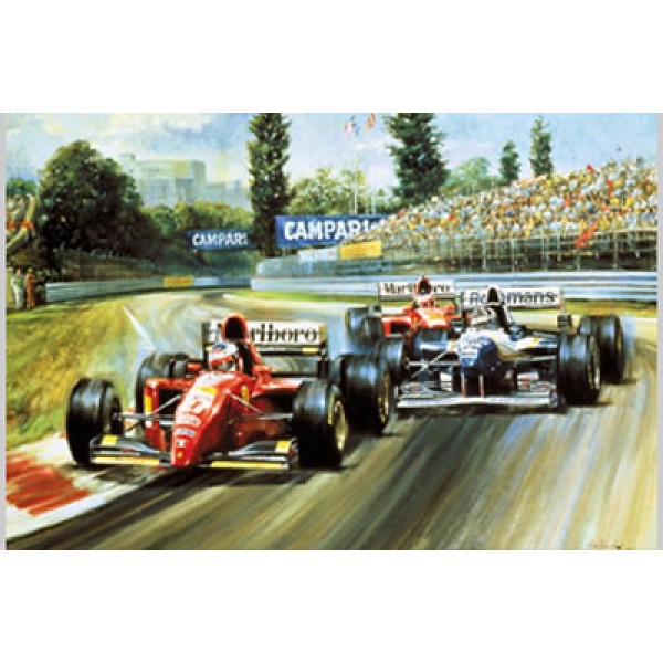 Alan Fearnley - Alesi Ferrari 105