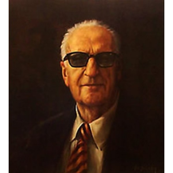 Alan Fearnley - Enzo Ferrari (Portrait)