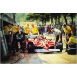 Alan Fearnley - Villeneuve Pit Stop