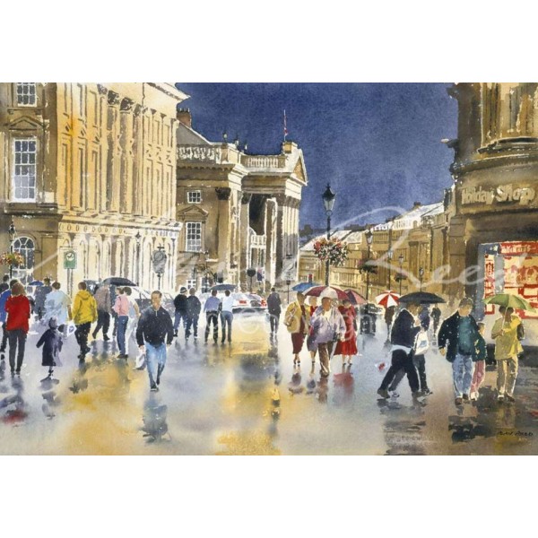 Alan Reed - Grey Street Newcastle, Summer Rain 