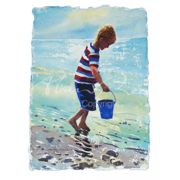 Alan Reed - Looking for Crabs - Blue Bucket  