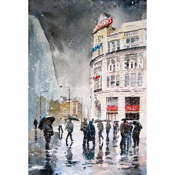 Alan Reed - Manchester in the Snow