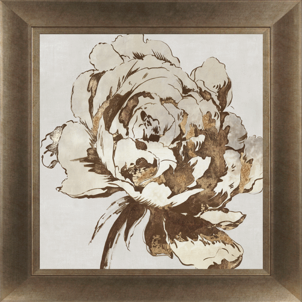 Asia Jensen - Golden Flower I Framed