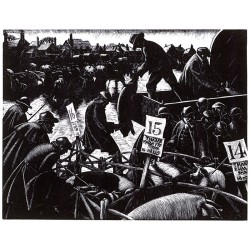 Clare Leighton - December: Fat Stock Market