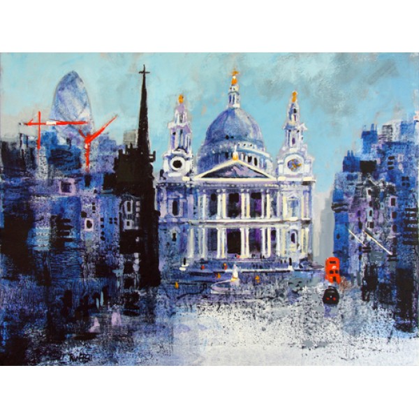 Colin Ruffell - St Pauls and Bus (Large)