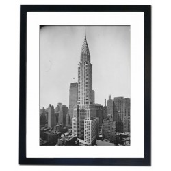 A fine view of the great Chrysler Building, New York 1930 Framed Print