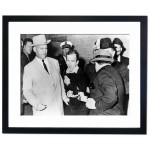 Assassination of Lee Harvey Oswald, who shot JFK Framed Print