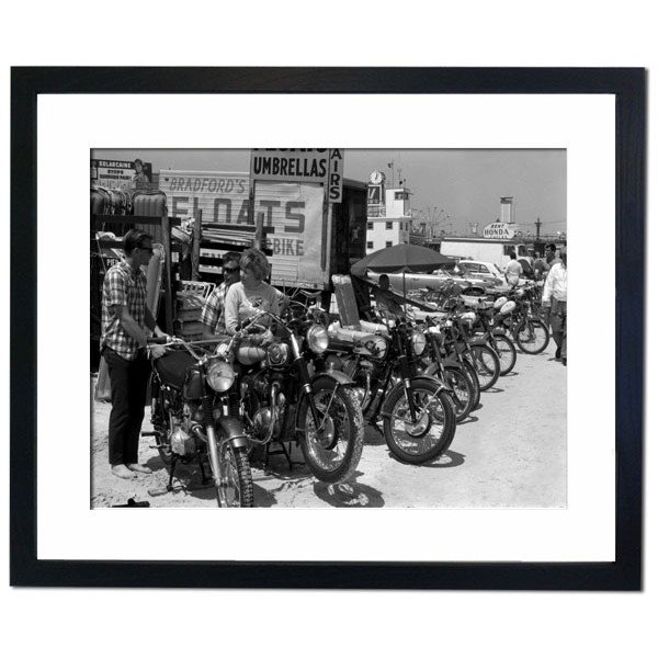 Daytona Beach, Florida 1950 Framed Print