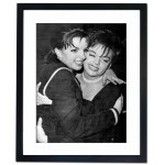 Judy Garland & her daughter Liza Minelli, New York 1965 Framed Print