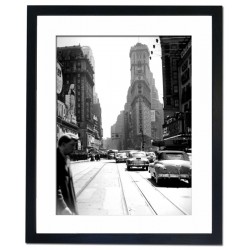 Manhattan Broadway Times Building, 1948 Framed Print