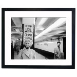 Marilyn Monroe at Grand Central Station, New York 1955 Framed Print