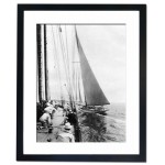 Mr Myles B Kennedy's White Heather II passing windward of Mr G Cecil Whitaker's Margherita, Isle of Wight 1913 Framed Print