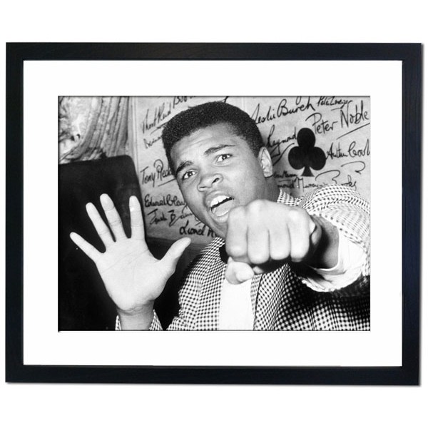 Muhammed Ali Framed Print