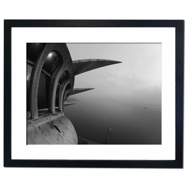 New York Harbour from the Top of the Statue of Liberty Framed Print