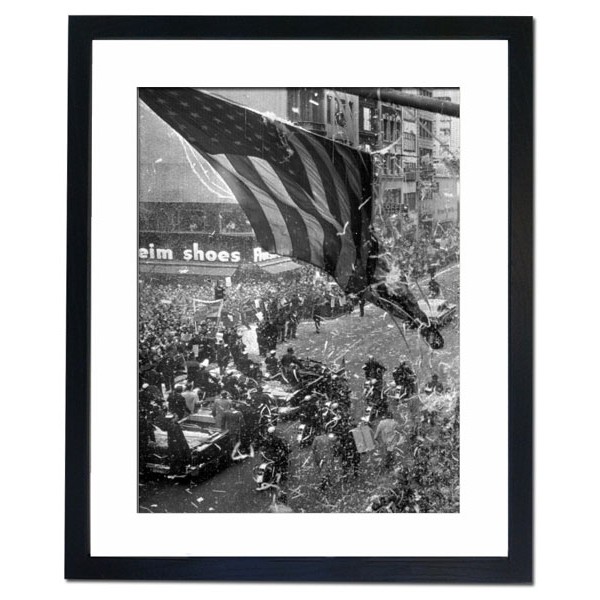 Presidency party  " Blitzkrieg " in Manhattan, New York 1960 Framed Print