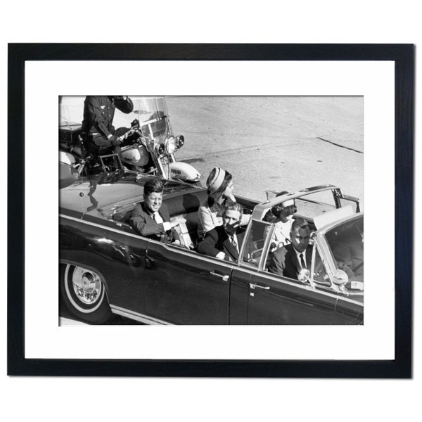 President John F Kennedy's assassination, Texas 1963 Framed Print