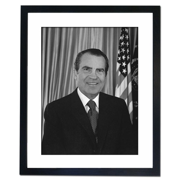 President Richard Milhouse Nixon Framed Print