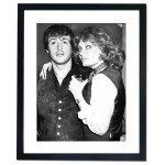 Sylvester Stallone & Joyce Ingalles at Studio 54 the famous New York Disco Framed Print