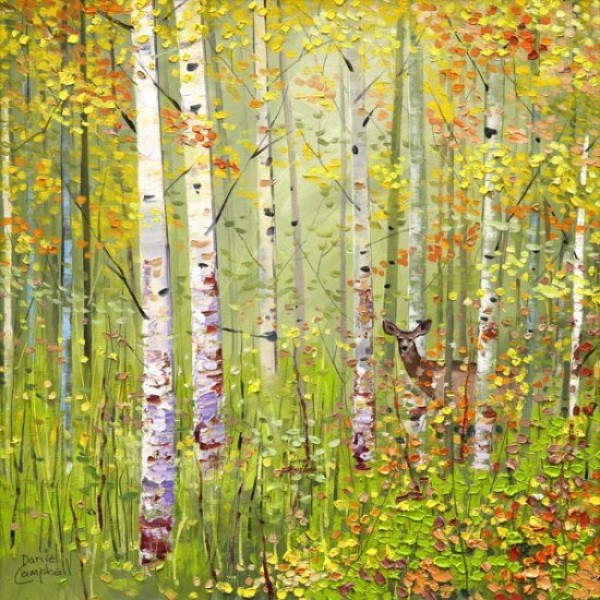 Daniel Campbell - Silver Birches in Spring