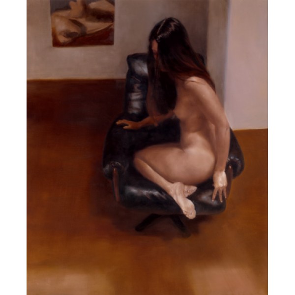 David Knight - Leather Chair