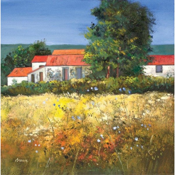 Davy Brown - Hay Field in the Dordogne