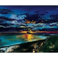 Davy Brown - Sunset Over the Estuary
