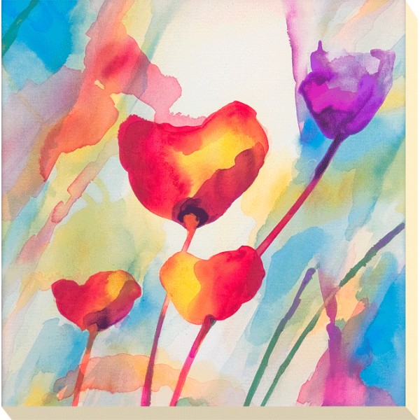 Deborah LaMotte - Tilt Tulips I Canvas Print 