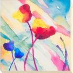 Deborah LaMotte - Tilt Tulips II Canvas Print 