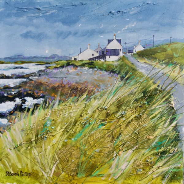 Deborah Phillips - Blowy Day, Machrihanish 