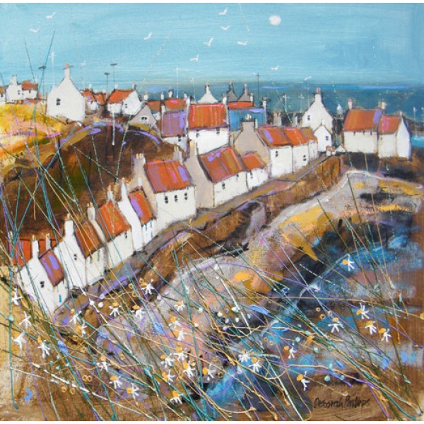 Deborah Phillips - Sunny West Shore, Pittenweem (Small)