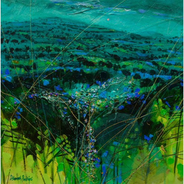 Deborah Phillips - Turquoise Hillside Dusk