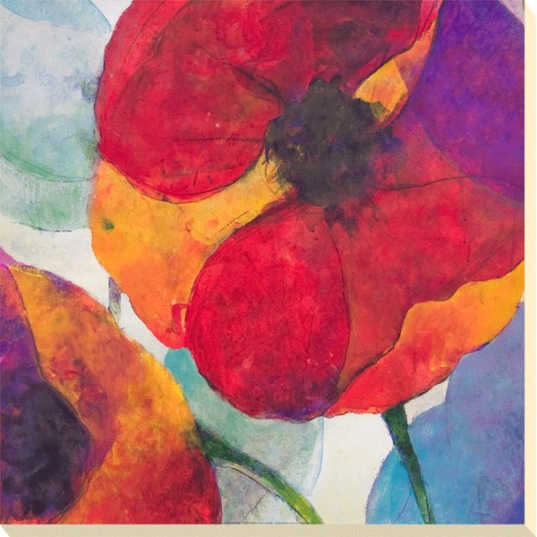 Doug Kennedy - Poppy Trio III Canvas Print 