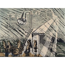 Edward Bawden - Snowstorm at Brighton Edward Bawden - Snowstorm at Brighton