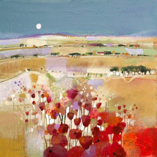 Emma Davis - Moonlight and Poppy Field