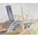 Eric Ravilious - Paddle Steamers, Bristol Quay