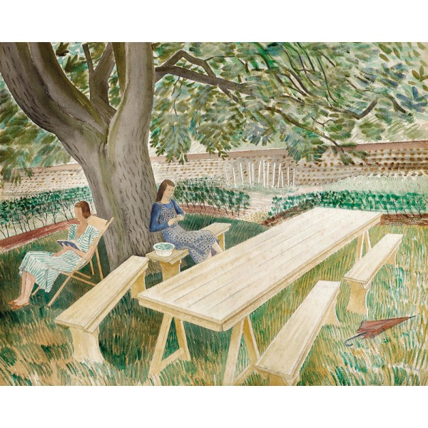 Eric Ravilious - Two Women in a Garden