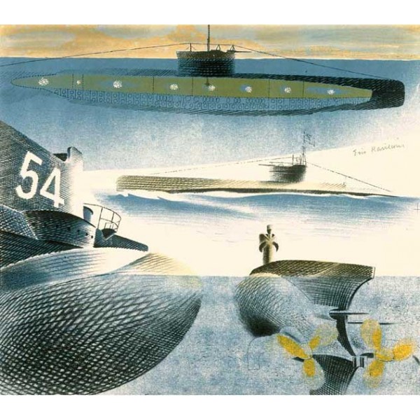 Eric Ravilious - Different Aspects of Submarines: (1941)