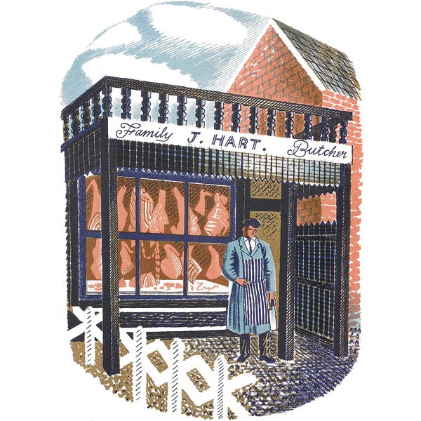 Eric Ravilious - Family Butcher