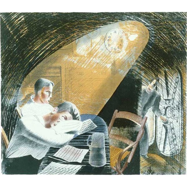 Eric Ravilious - Ward Room (1941)