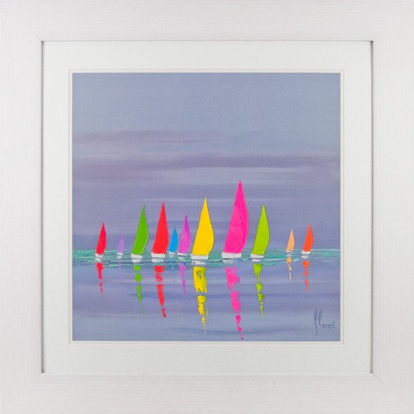Frederic Flanet - Sea Of Sails II Framed Print 