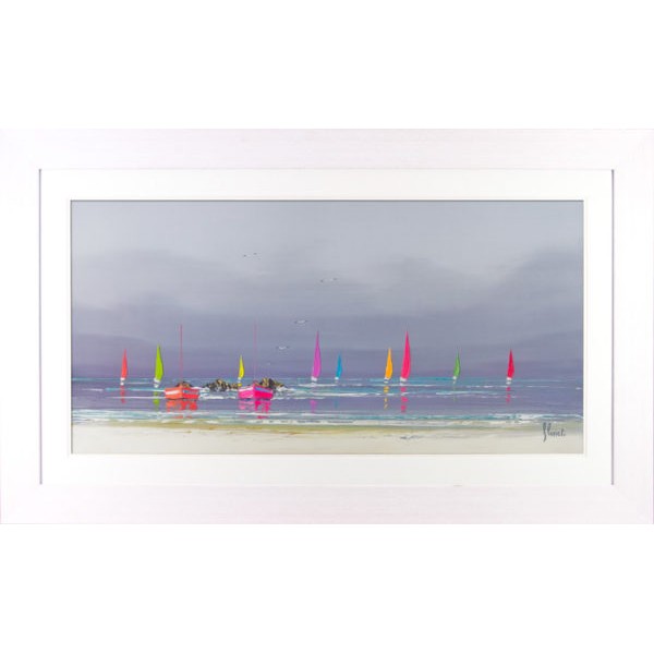 Frederic Flanet - Boat Reflections II Framed Print 