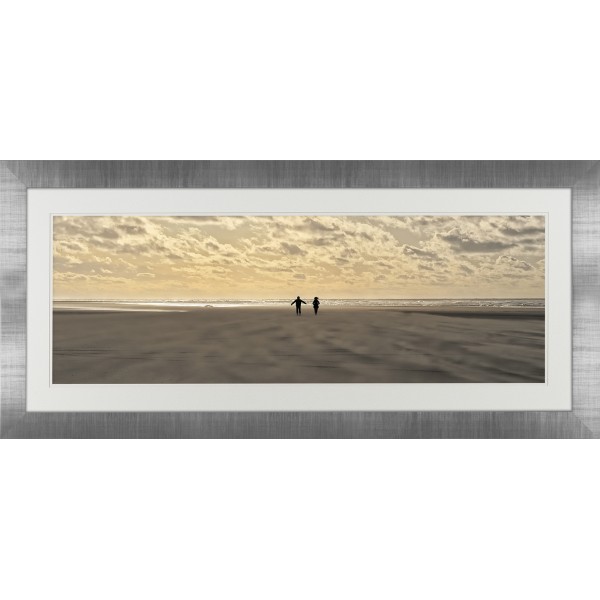 Georges Felix Cohen - All to ourselves Framed Print 