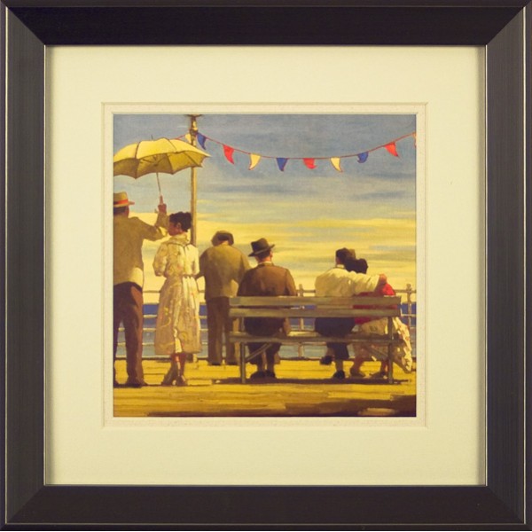 Jack Vettriano - The Pier (Miniature) Framed 
