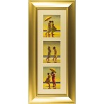 Jack Vettriano - Beach Triptych II Framed