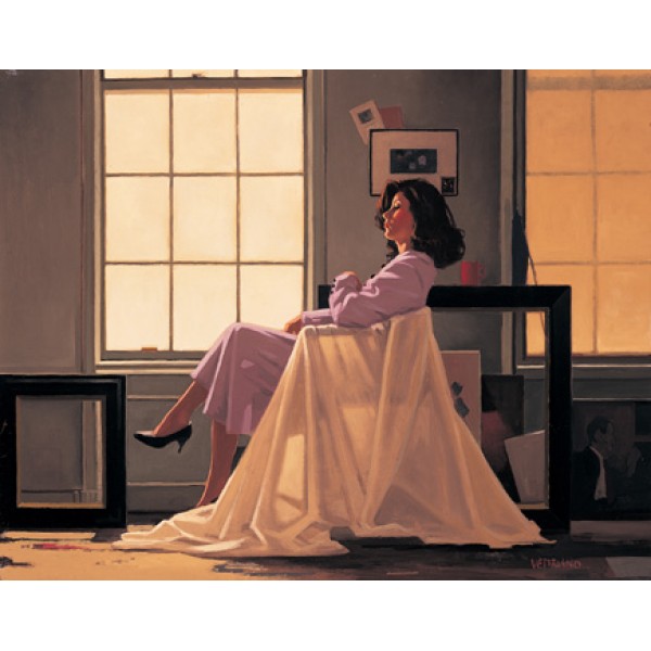 Jack Vettriano - Winter Light and Lavender (Very Rare Print)