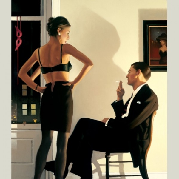 Jack Vettriano - Night In The City (Rare Print)