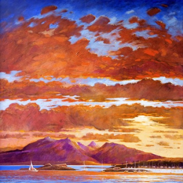 James S. Davis - Sunset Sail, Arran
