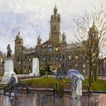 James Somerville Lindsay - Rainy Day, George Square
