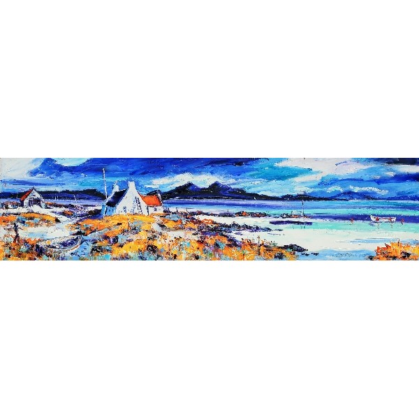 Jean Feeney - Boats on the Rocky Shore, Ardnamurchan