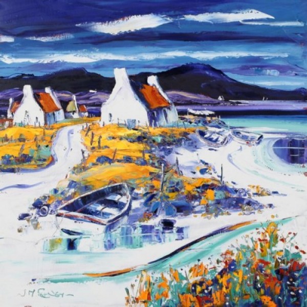 Jean Feeney - Boats on the Shore, Lewis (Large)